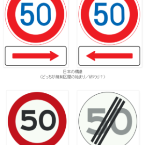 道路標識、道路標示に関する重要判例